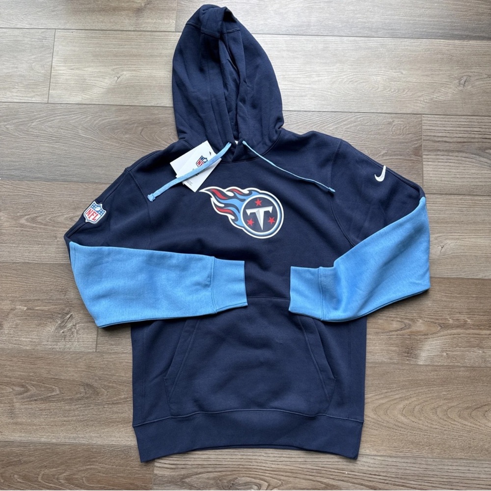 Men’s Size Small Nike Tennessee Titans Hoodie Blue NFL